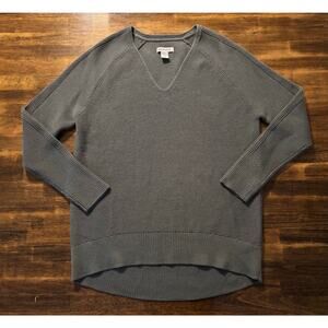 Athleta Women’s XS Sweater Hanover V Neck Merino Wool Blend Knit Pullover